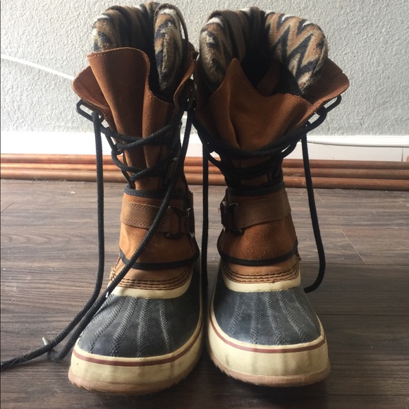 SOREL Women’s Joan of Ark Knit II, Elk Size 9 - Picture 3 of 6